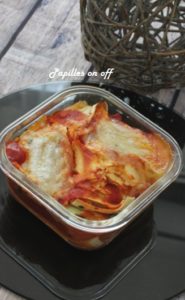 Lasagnes végétariennes aux légumes et rocamadour