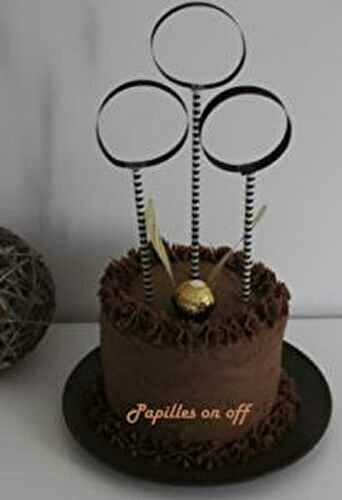 Layer cake vanille et chocolat façon Quidditch au thermomix ou sans – Harry Potter