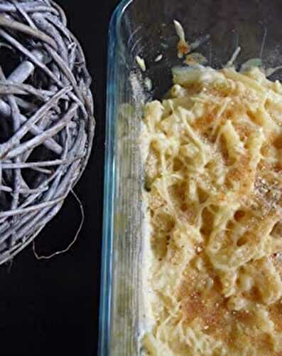 Mac and cheese au thermomix ou sans (gratin de pâtes au fromage)