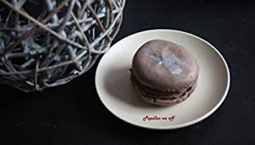 Macarons au chocolat