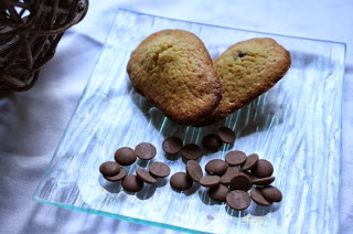 Madeleines aux pépites de chocolat au thermomix ou sans