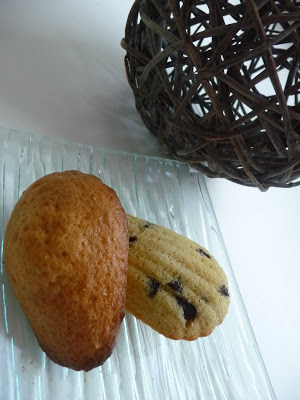 Madeleines aux pépites de chocolat