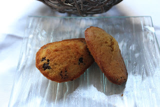 Madeleines rhum raisins