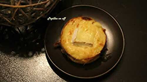 Mini clafoutis au camembert, aux pommes et au cidre au thermomix ou sans