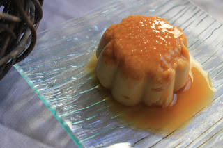 Mini gâteau de semoule vanille, sauce chocolat ou caramel au thermomix