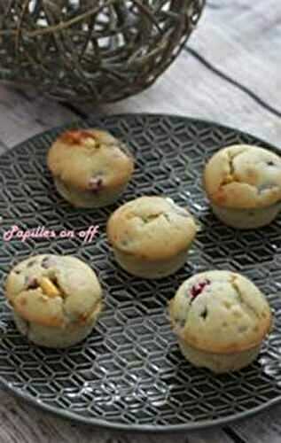 Mini muffins framboises et chocolat blanc au thermomix ou sans