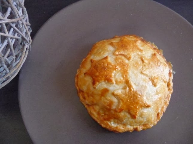 Mini tourtes au poulet et légumes façon chicken pie au thermomix ou sans