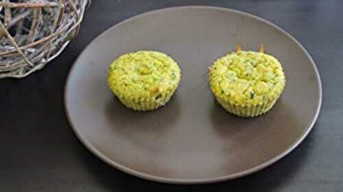 Muffins de polenta au chèvre et aux courgettes au thermomix ou sans