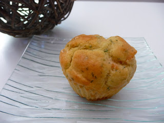 Muffins salés au saumon fumé et à l’aneth