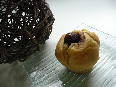 Muffins vanillés surprises aux chocolats