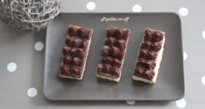 Ondulés noisette (tarte amandes noisettes et ganache chocolat) au thermomix ou sans