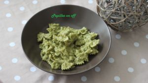 Pâtes au pesto d’avocat