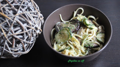 Pâtes aux légumes grillés et à la ricotta