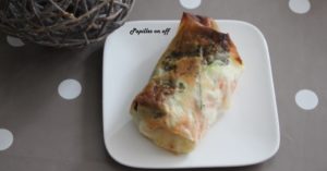 Pavés de saumon en croûte de bricks et à l’oseille