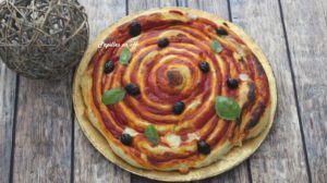 Pizza torsadée au thermomix ou sans