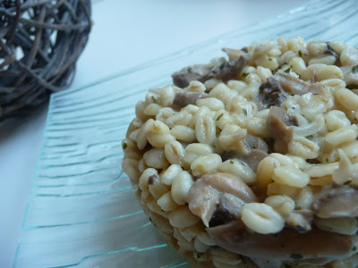 Poêlée de blé aux champignons : blésotto aux champignons