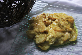 Poêlée de courgettes au curry ultra crémeuse