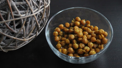 Pois chiches grillés au curry pour l’apéritif