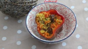 Poivrons farcis au couscous