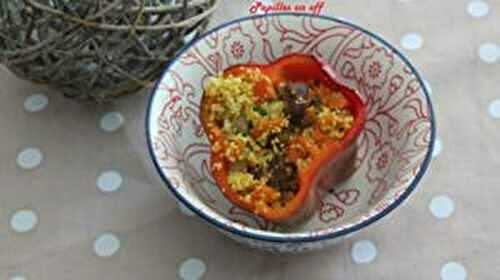 Poivrons farcis au couscous