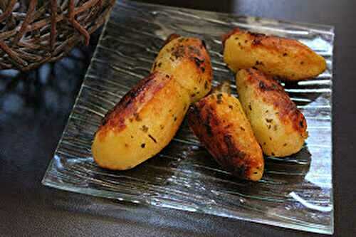 Pommes de terre rattes sautées à l’ail et au persil