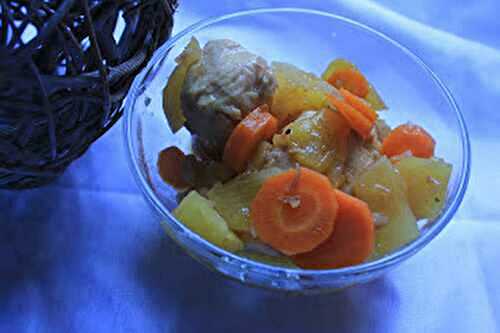 Poulet à l’ananas et aux carottes