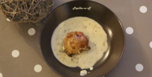 Poulet à la crème d’ail