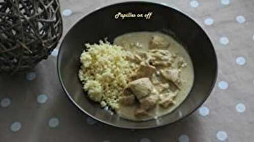 Poulet à la pâte de curry au thermomix ou sans