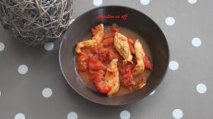 Poulet basquaise light au thermomix ou sans