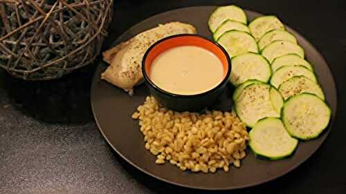 Poulet, courgettes et leur sauce à l’échalote au thermomix