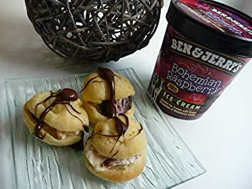 Profiteroles à la Ben & Jerry’s…