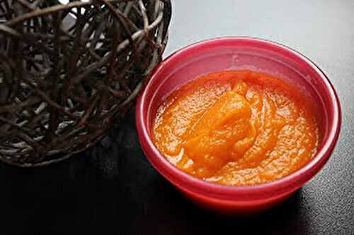 Purée de patate douce, carottes et potiron pour bébé au thermomix (dès 6 mois)