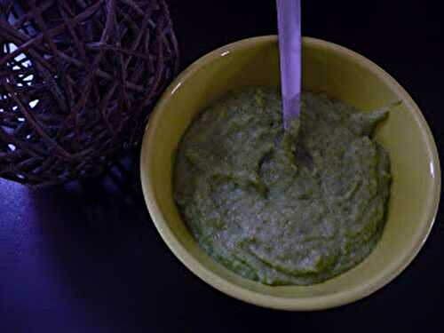 Purée haricots verts / Pomme de terre pour bébé au thermomix
