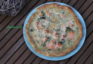 Quiche au saumon et brocolis au thermomix ou sans