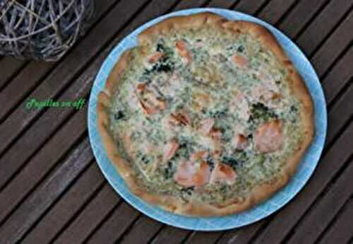 Quiche au saumon et brocolis au thermomix ou sans