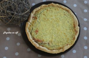 Quiche chèvre frais et saumon fumé au thermomix ou sans