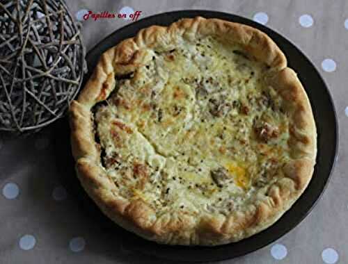 Quiche thon et caviar d’aubergines au thermomix ou sans