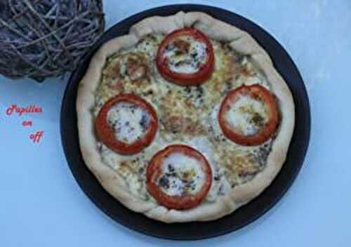 Quiche thon, tomate et mozzarella au thermomix ou sans