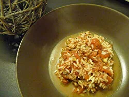 Riz au boeuf et aux tomates