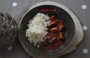 Rougail aux merguez au thermomix ou sans