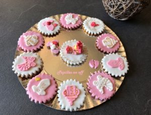 Sablés décorés pour baby shower au thermomix ou sans