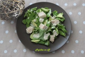 Salade au saumon façon César