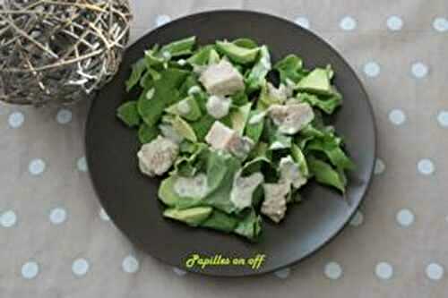 Salade au saumon façon César