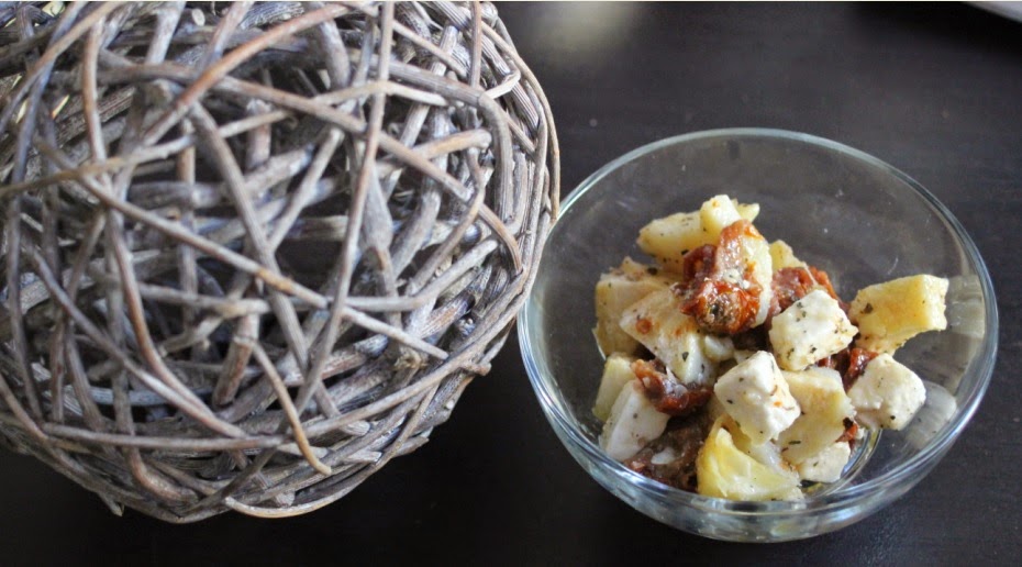 Salade d’artichauts aux tomates séchées et à la feta