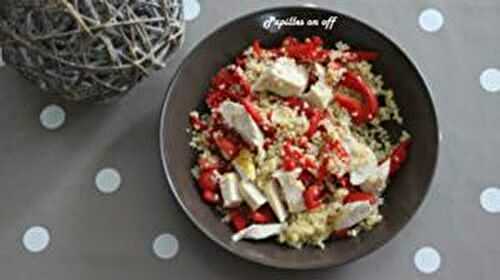 Salade de boulgour au poulet à l’orientale