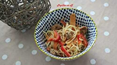 Salade de pâtes à la chinoise