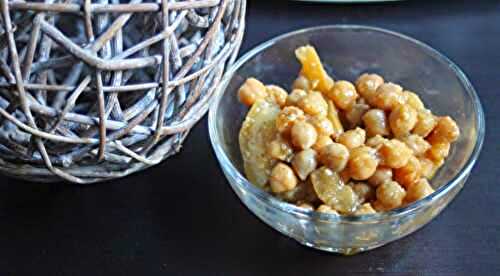 Salade de pois chiches au citron confit