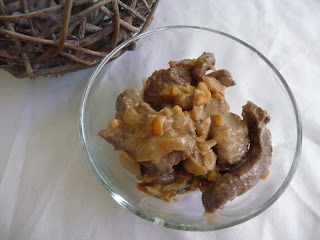 Sauté de boeuf aux cacahuètes