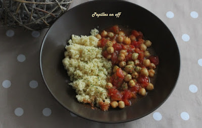 Semoule aux pois chiches et à la tomate