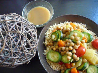 Semoule et ses légumes façon couscous végétarien